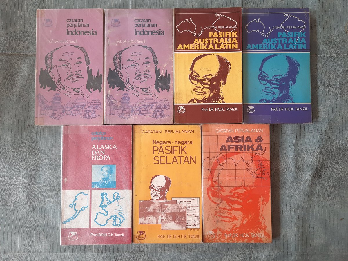 Ternyata saya punya beberapa buku catatan perjalanannya Prof. H.O.K. Tanzil dalam jumlah lebih dari satu. Yang ingin mengoleksi, sila DM saja. Rp100.000,00 saja per eksemplar. Kondisi mulus sudah bersampul seperti di foto. 

#hoktanzil #catatanperjalanan #yangmaumausaja