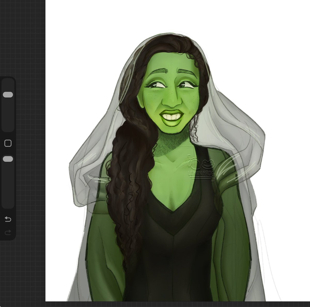 _lemonfrog's tweet image. Late night Elphie #WickedForGood