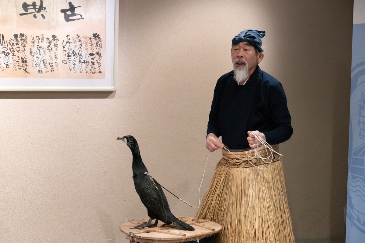 第3日曜家庭の日12月21日(日)13:30～14:00に「鵜飼の説明」を開催