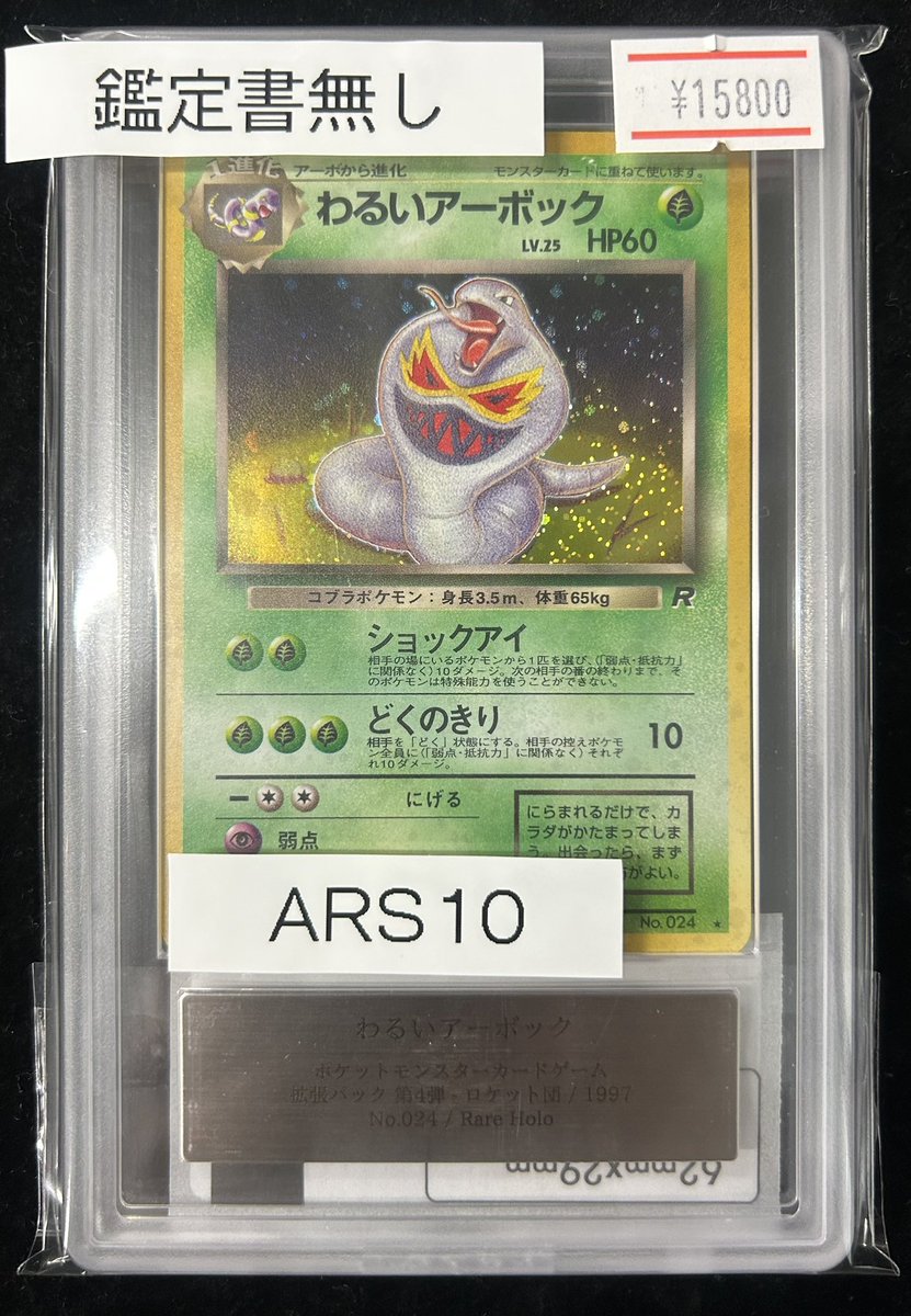 ❤️‍🔥【別館店 本日のオススメ】❤️‍🔥 ✨【ARS10】✨ 🐍わるい