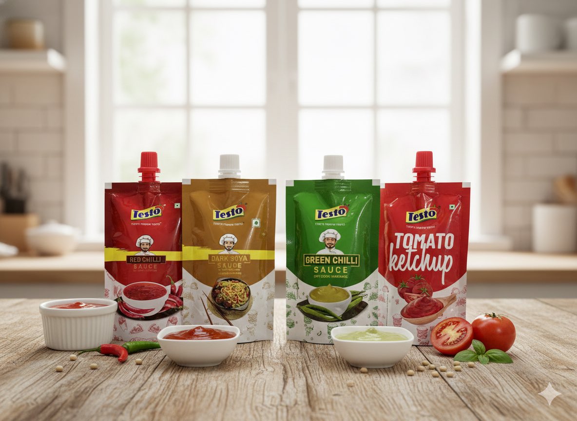 testofoods's tweet photo. From street-style snacks to restaurant-style meals,Testo Sauces add the perfect flavour, richness, and consistency to every dish
🍅 Rich Taste
🔥 Bold Flavours
👌 Trusted Quality
Once you taste Testo, there’s no going back
#TasteMeansTesto
#TestoSauces
#SauceLovers
#TestoQuality https://t.co/G3L6n6y9MA