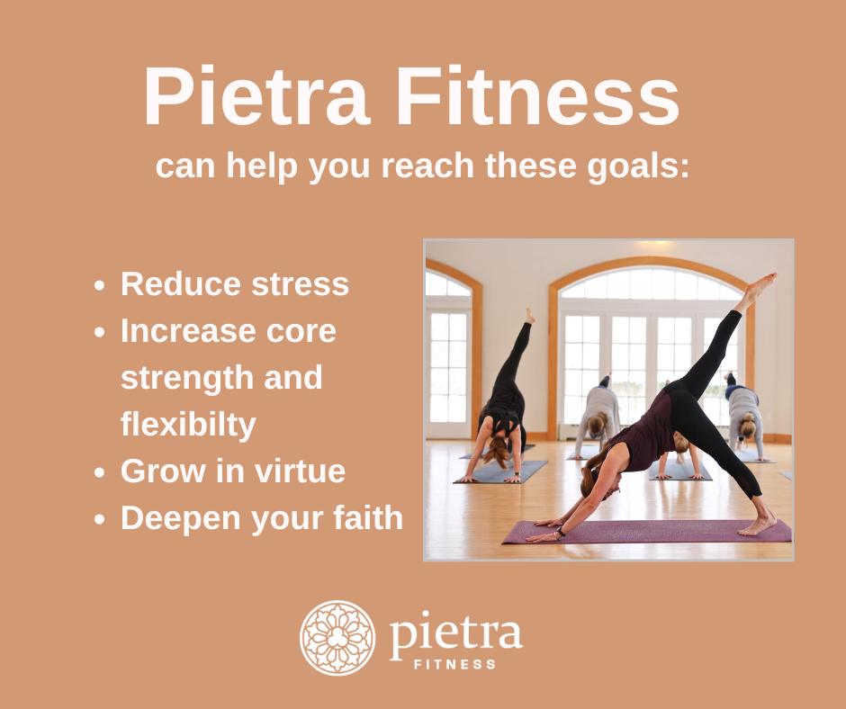 PIETRAFITNESS's tweet photo. Want to reduce stress or wind down after a long day? Increase your core strength and flexibility? Grow in virtue? Deepen your faith?
Pietra Fitness is exactly what you need.
Sign up: https://t.co/lmfvzt3yC5
#pietrafitness #bodymindandsoul #stretchingandstrengthening #prayer https://t.co/ZHWoTEucp6
