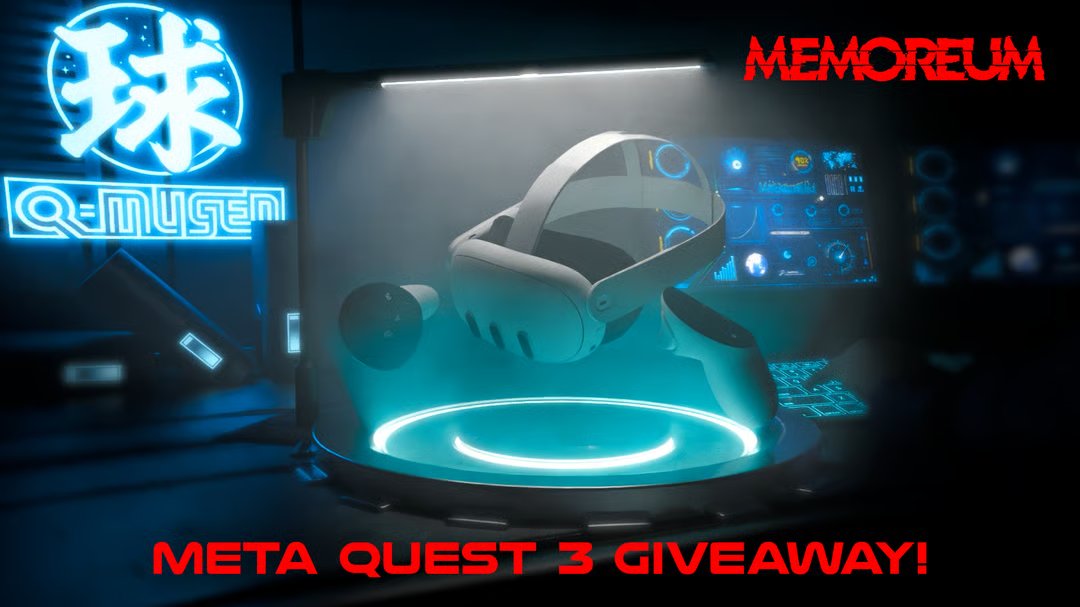 MEMOREUMVR's tweet image. 🚨The MEMOREUM Team is giving away a Meta Quest 3 to celebrate our "Best VR Narrative Game 2025" award alongside our Holiday 33% sale!

gleam.io/competitions/O…