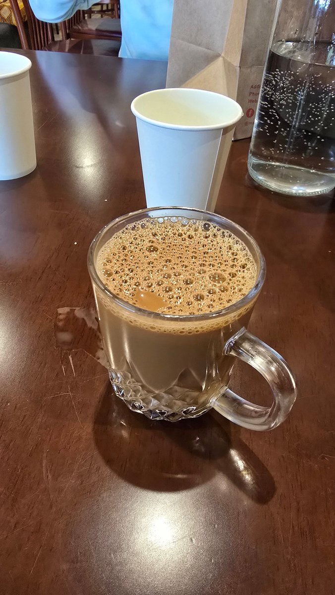 gabeysena's tweet photo. @carlsl @davidtweeet Blessed Saturday to all in #CMB Longtime craving for #Mandi fulfilled for lunch today at an authentic #Yemeni restaurant including complementary bone broth in #Carlton washed down with #KarakTea https://t.co/hCILsklVGM