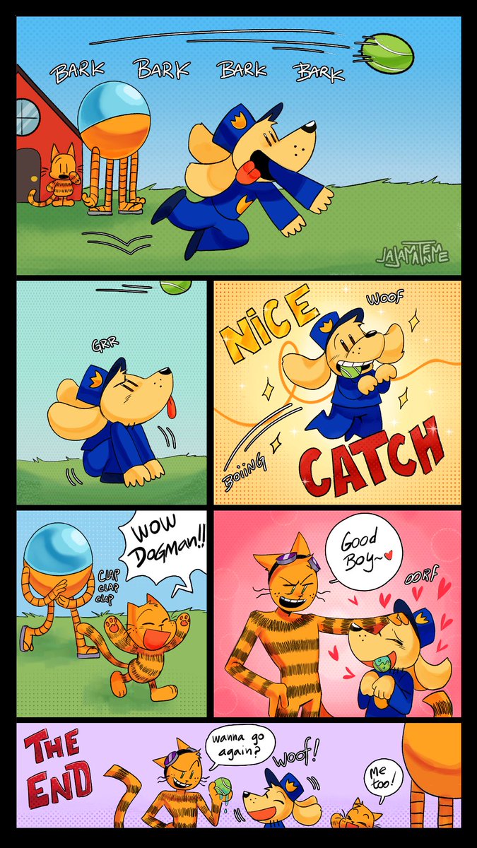 I believe this is how Petey deals with all his evil instinct ☝️🤓 lol #dogman #detey #dogmanxpetey