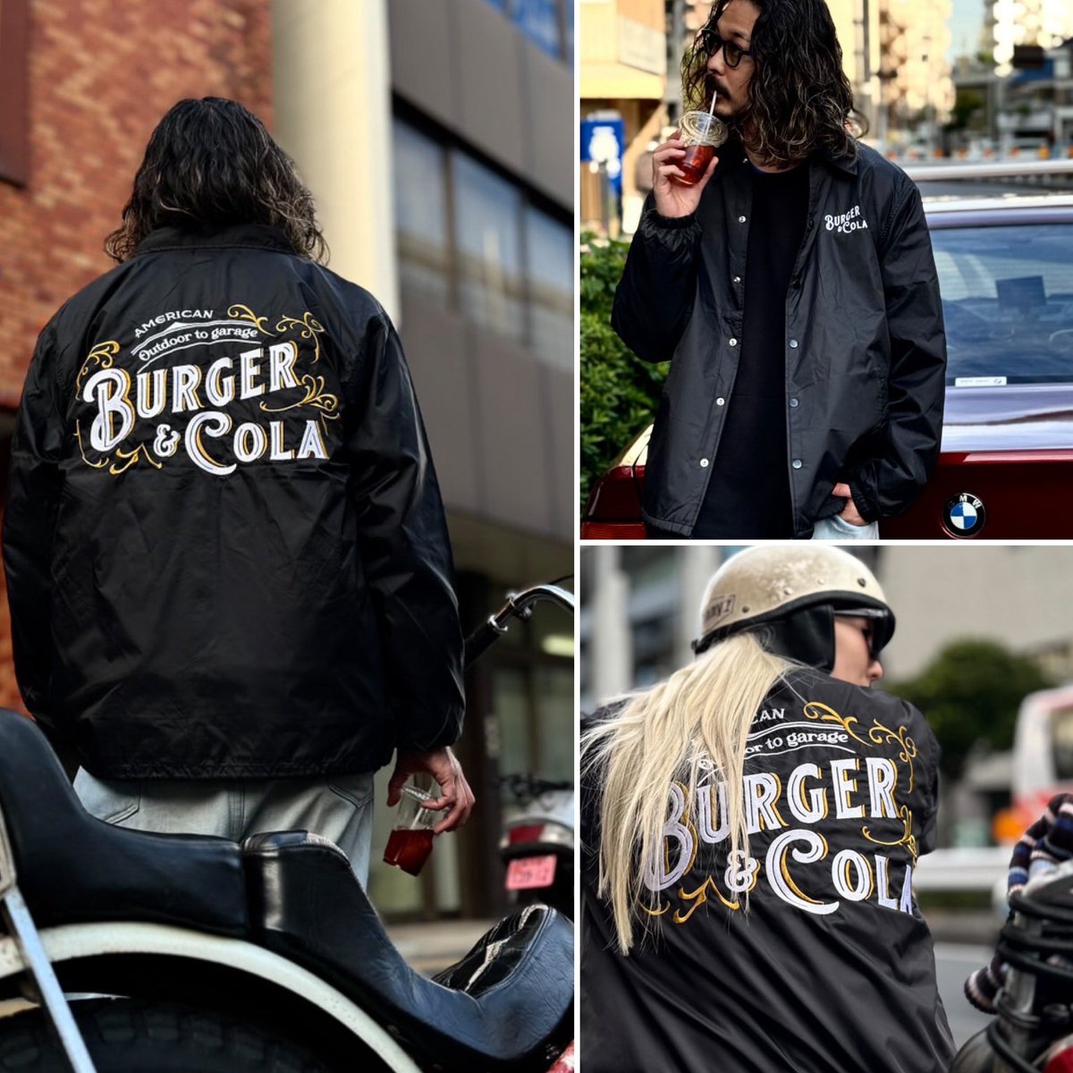 限定 Burger & Cola TC COACH JKT バーガー＆コーラー 限定 Burger & Cola TC COACH JKT バーガー＆コーラー AMERICAN BURGER