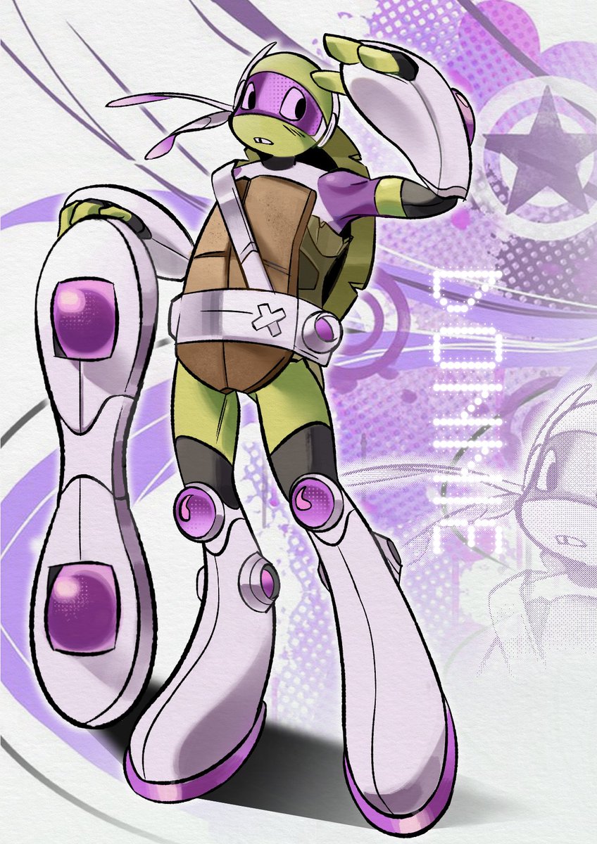 Metro Donnie 🍇💿 #FrutigerMetro #TMNT #SonicRiders