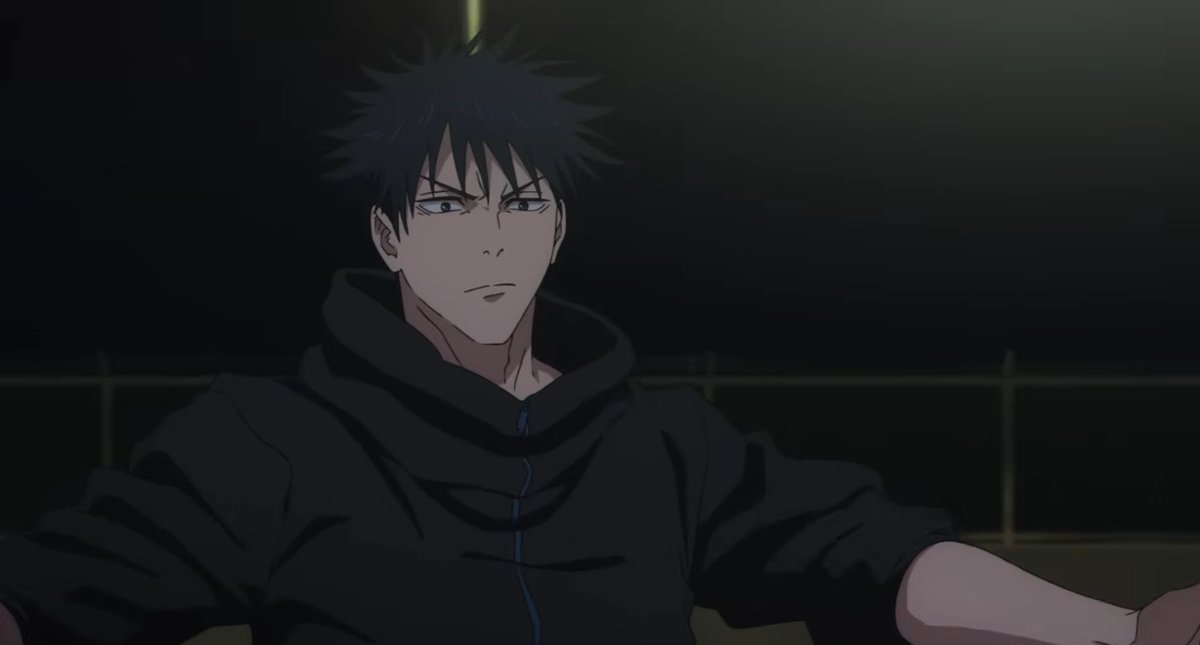 kyfriedmegumi's tweet image. no one talk to me i'm doing something (thinking about culling games trailer megumi)