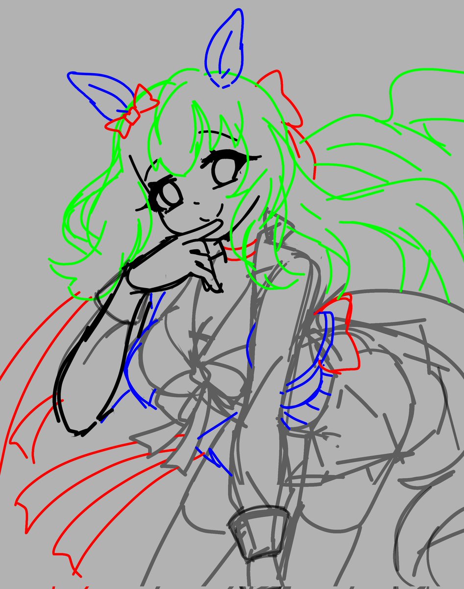 crystallizedtwo's tweet image. i enjoy the rare times i can fully translate the scribbles into a manageable sketch