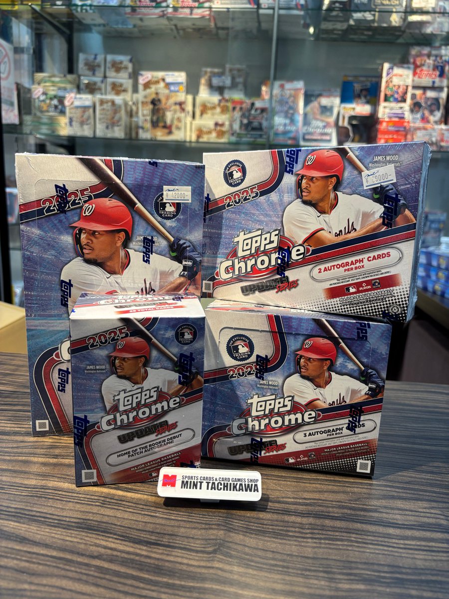 🎉新商品入荷情報🎊】 ⚾2025 TOPPS CHROME UPDATE BASEBALL HOBBY