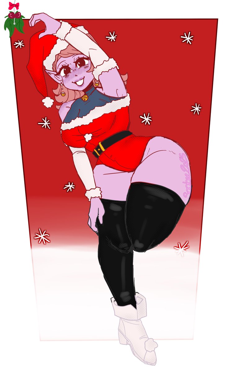 Christmas style comms for <a href="/DatBoiNoxy/">Noxy, Born From Slumber</a> ! Thanks again~