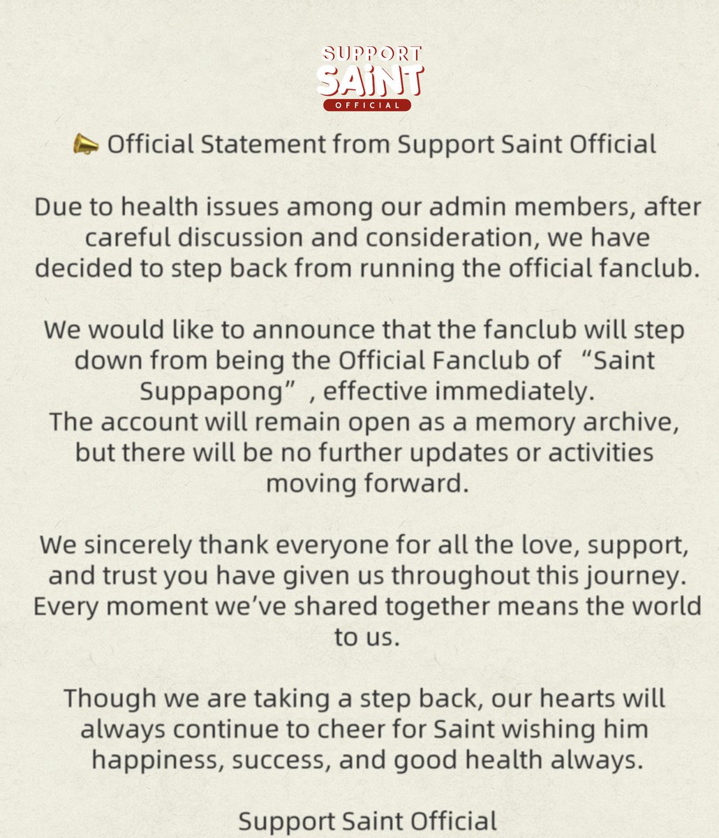 (CLOSE) SUPPORT SAINT tweet media