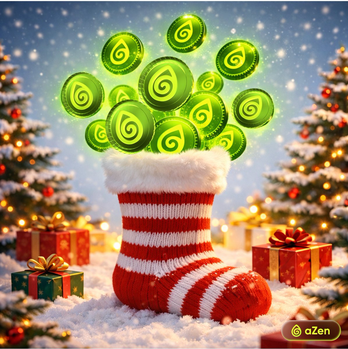🎄 aZenese… are you ready?

Next Monday kicks off aZen Christmas Airdrop Carnival #S10 and we’re bringing the heat. 🔥
💰 $AZEN airdrop
🎁 Daily surprises
⚡ Big rewards for real action
Fill your bags, wake up the squad, and get ready to farm the holidays. 🧦✨

#AZEN #aZen