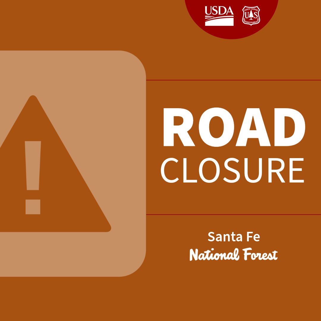 SEASONAL ROAD CLOSURES ANNOUNCED ❄️

Due to winter weather conditions, the Santa Fe National Forest (SFNF) will close some forest roads susceptible to damage to protect public health and safety, infrastructure, and natural resources.

Seasonal road closures generally occur