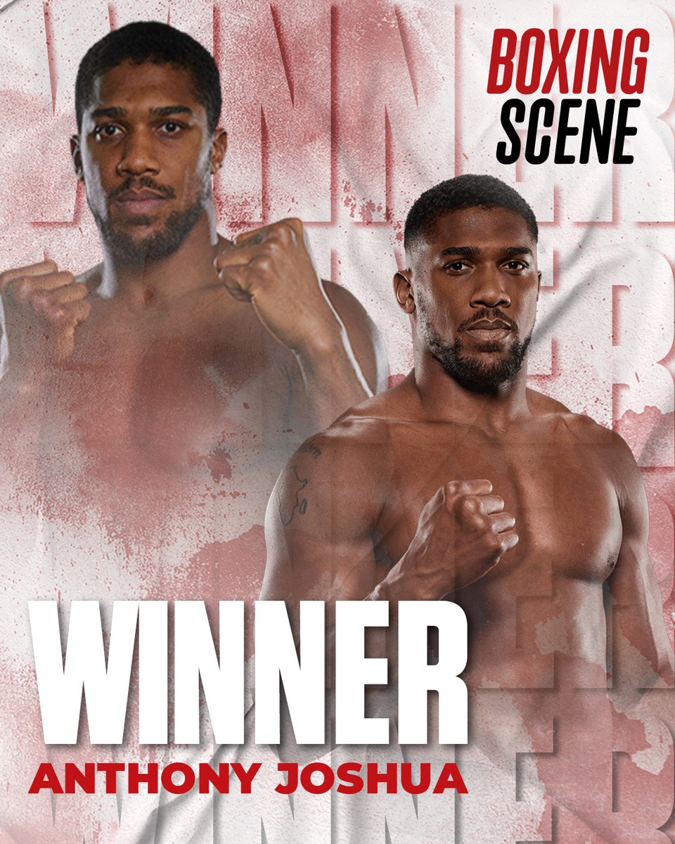 boxingscene's tweet image. 𝐀𝐉 𝐊𝐍𝐎𝐂𝐊𝐒 𝐎𝐔𝐓 𝐉𝐀𝐊𝐄!💥🥊

Anthony Joshua WIPES OUT Jake Paul in Round 6!🔥

#JakeJoshua