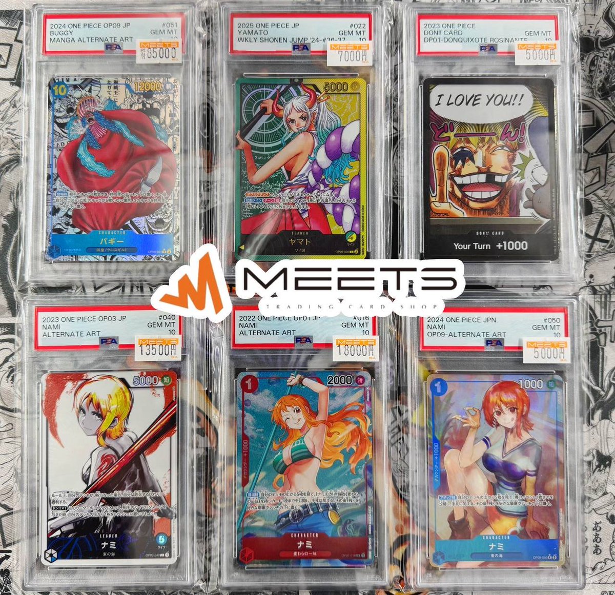 ワンピースカード販売情報📣⛄️ 🍊PSA ナミさん&原作絵 新入荷