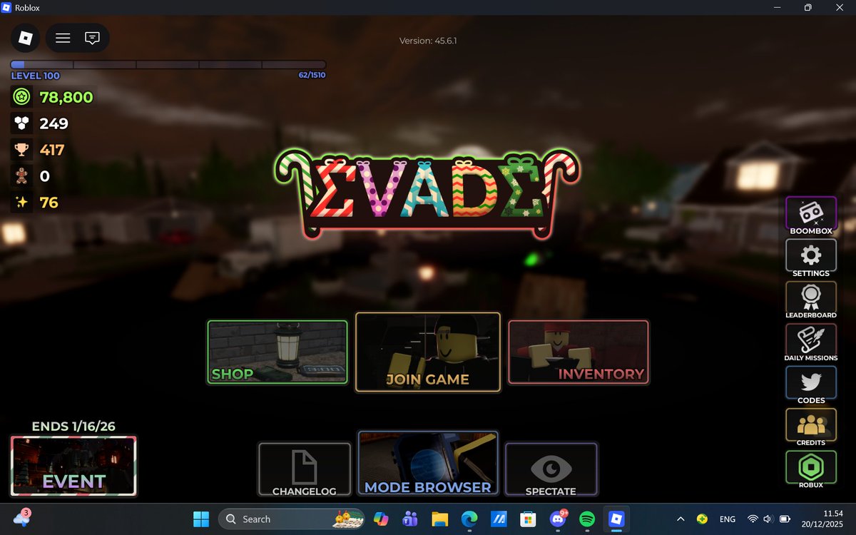 aleectra's tweet photo. wts akun evade (set christmas, set valentine, set hallowen) level 100, ada private server. harting yaa, tanya2 pm aja  

note: akun safe bisa rekber
#zonajajan #zonaBU #zonauangㅤ https://t.co/xqB7Y21iH3