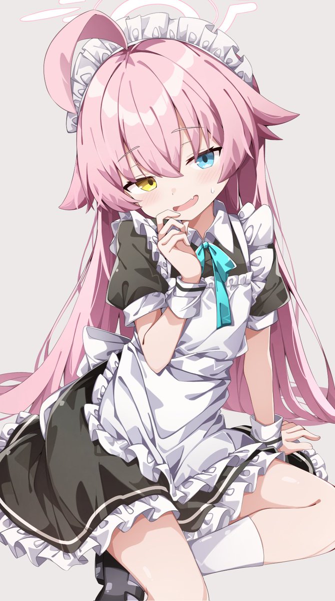 ホシノにメイド服を着てもらった 