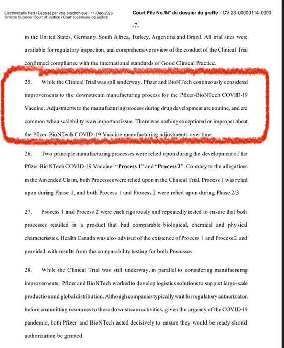 J'ai lu la défense de <a href="/pfizer/">Pfizer Inc.</a> dans le cadre du procès intenté par @Answs4Sean pour dommages et intérêts. Dan poursuit Pfizer pour les dommages causés par le décès de son fils Sean, survenu 30 jours après avoir reçu le vaccin Pfizer.

Je ne peux nier mon propre parti pris : je