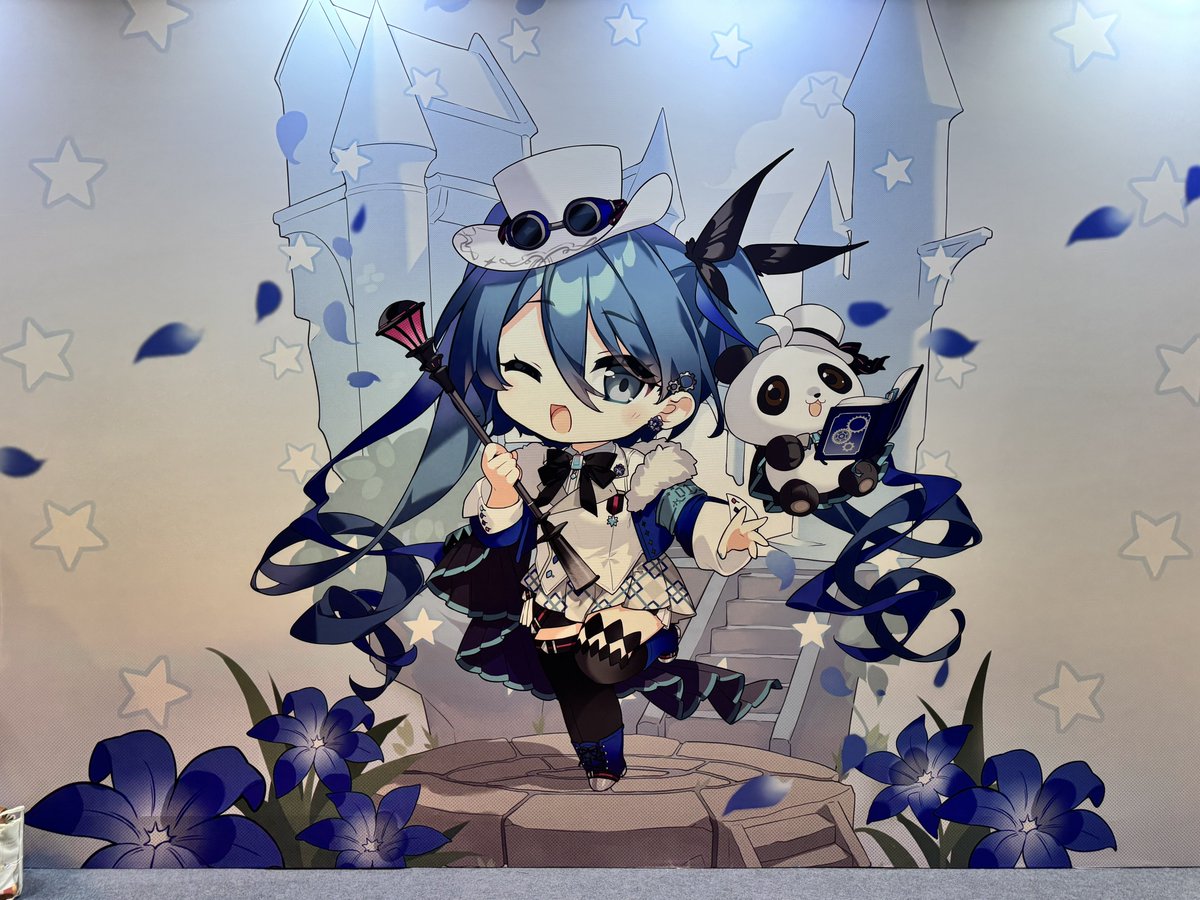 メインビジュアルたちの展示 #MIKUWITHYOU2025 #初音未来