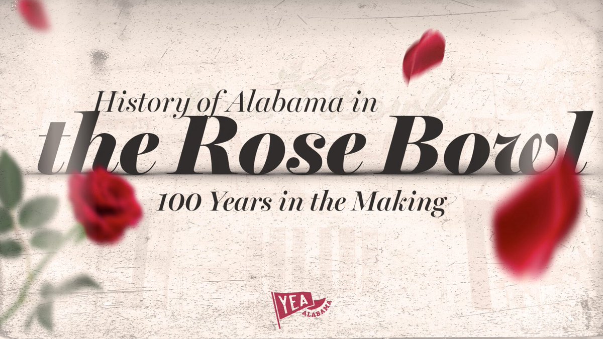 yea_ala's tweet image. 100 years and counting in Rose Bowl appearances 🌹 Relive them all now

yea-alabama.com/rose-bowl-hist…