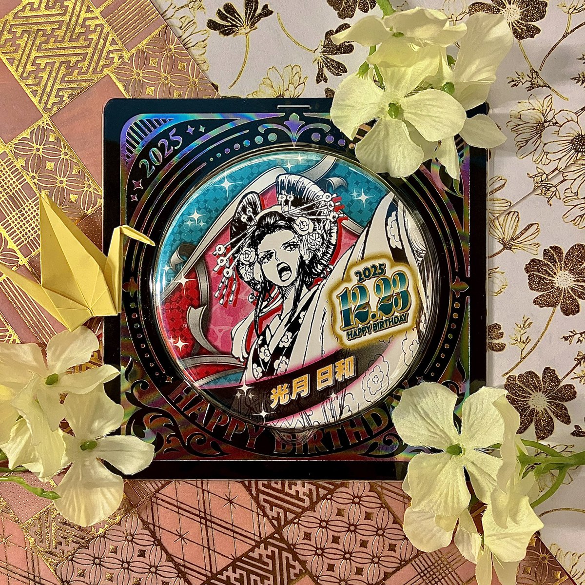 新商品】原画商品 バースデイ缶バッジ 光月日和 550円（税込） 好評