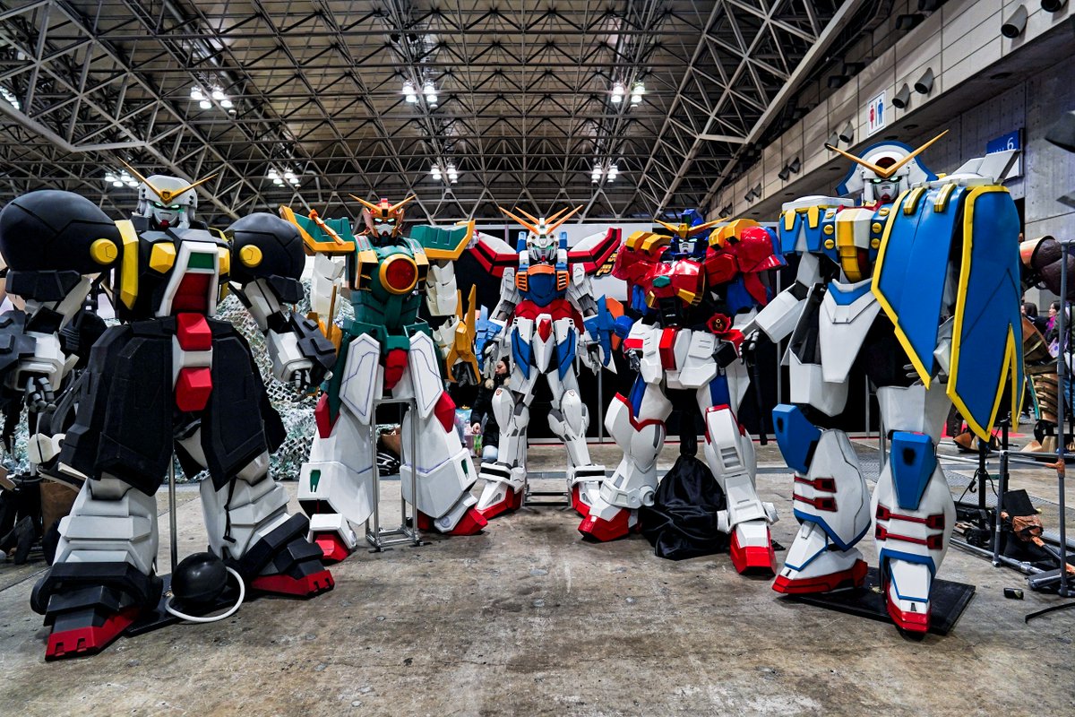 東京コミコンにはシャッフル同盟5機で参戦しました！
#東京コミコンコスプレ