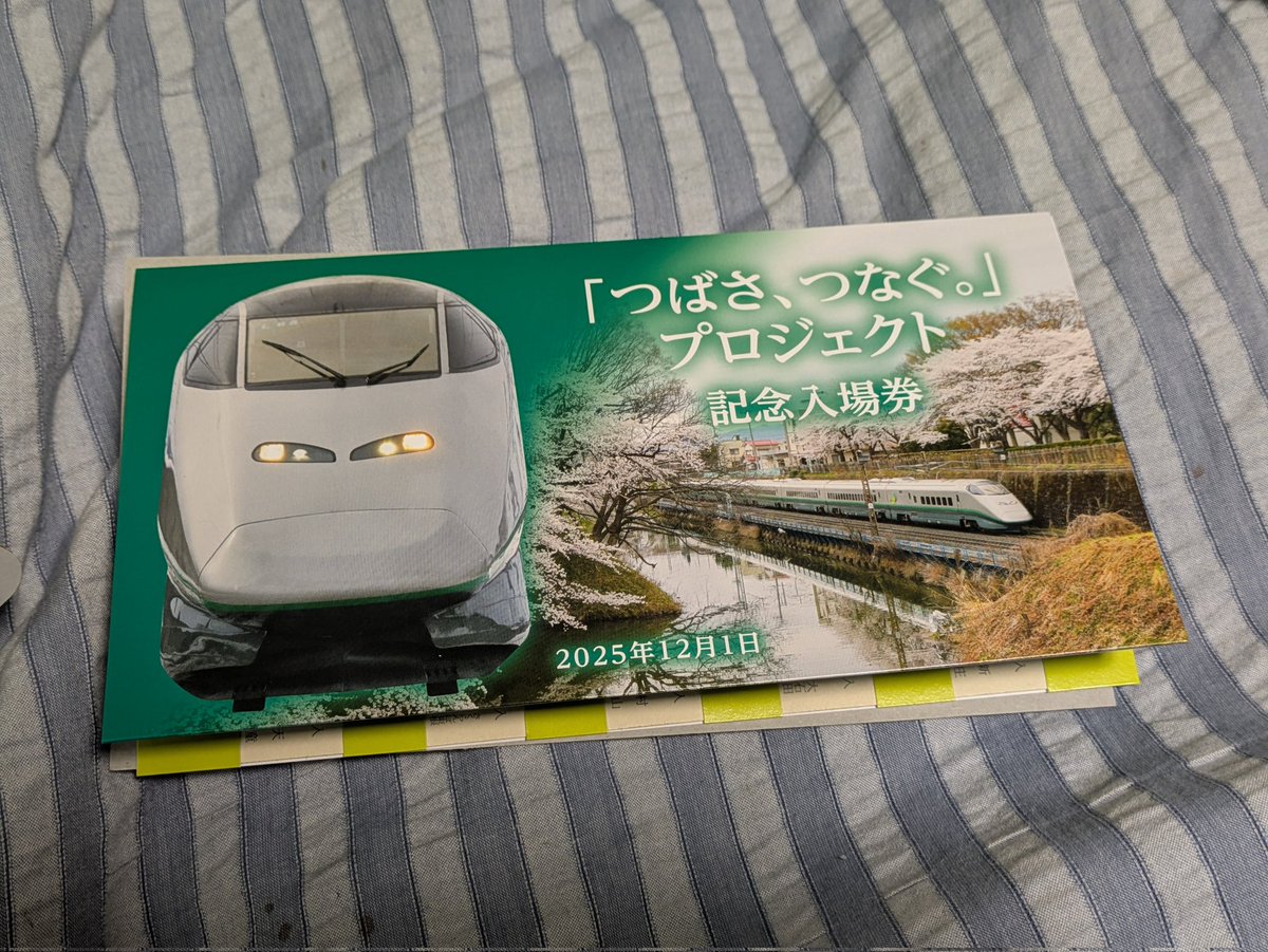 つばさ、つなぐプロジェクト 記念入場券 銀つばさver