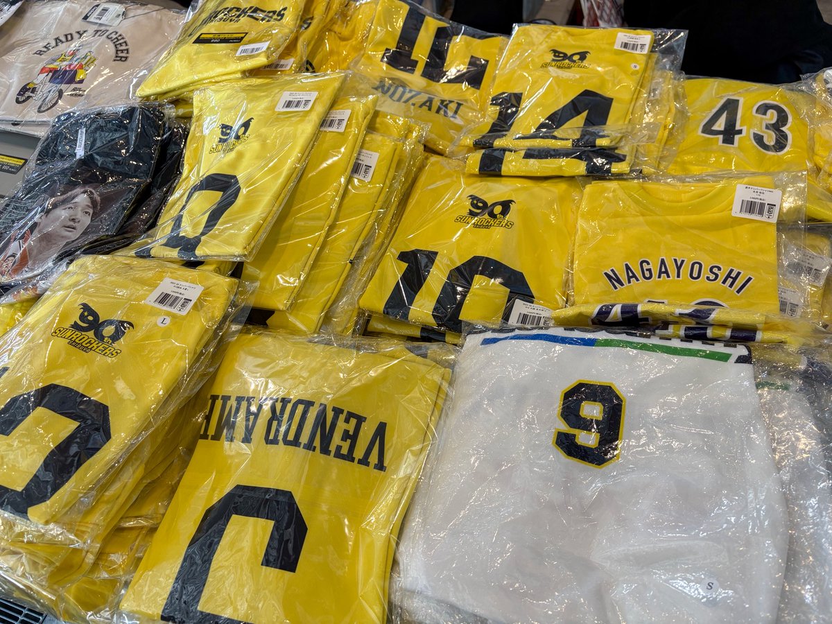 本日 #サンロッカーズ渋谷 グッズ販売📣 📍スタジアムシティ2階DRAGON