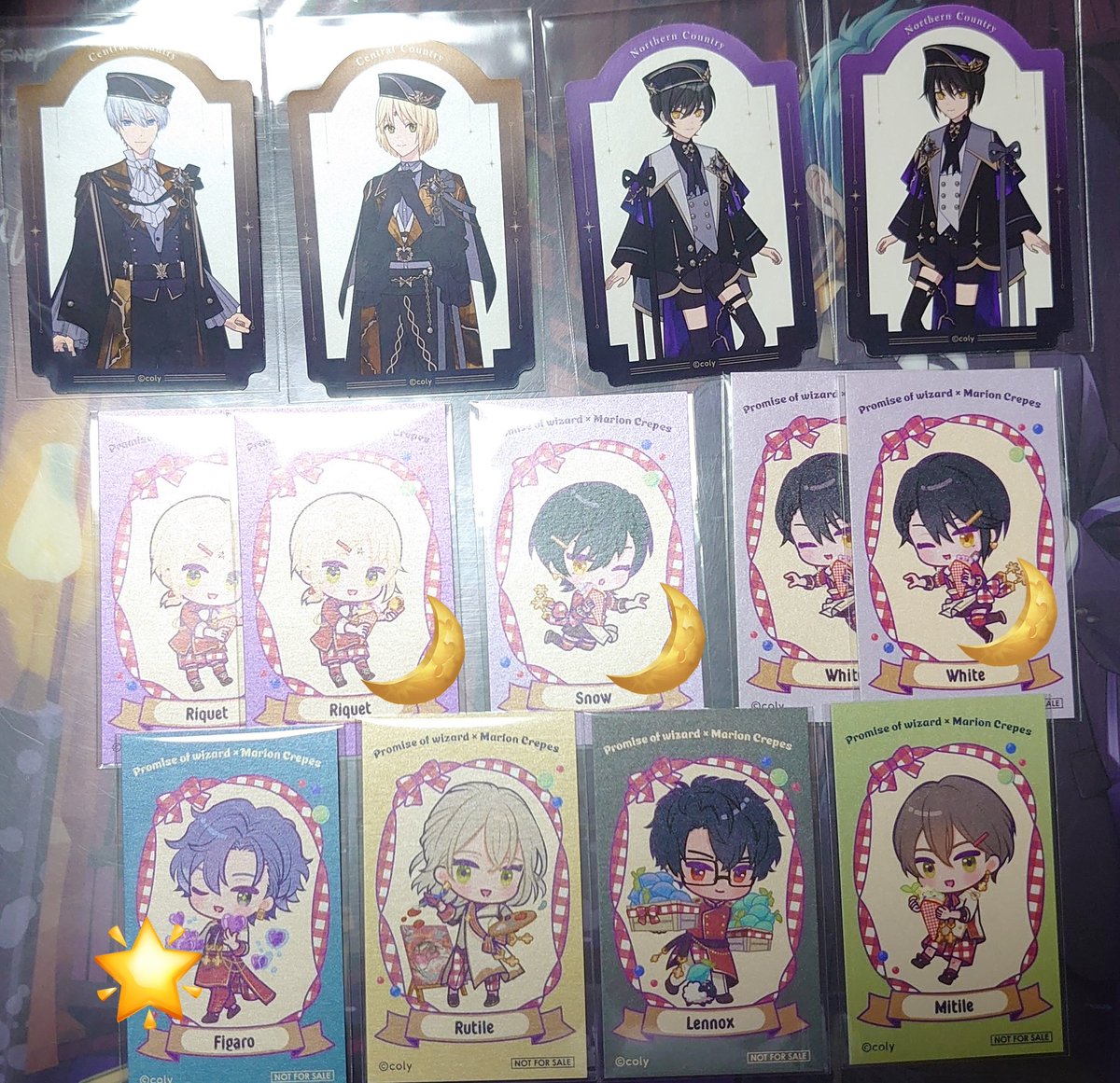 交換】まほやく 6周年 チョコウィッチ ステッカー マリオンクレープ