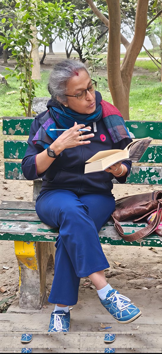 drcbjee's tweet image. We read on the topic " Luxury" today in the last session of 2025 in the Sarobar Book Club Kolkata. My reading was from this @amortowles  title one of my best reads of 2025. Here is hoping we will all have #CleanAir as a right and not a luxury next year.