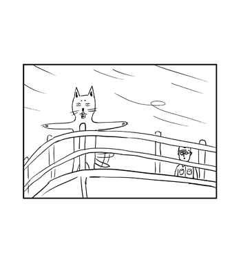 【感動の名シーン紹介】
「ニャイタニック」

『わるい猫』 重版出来!!
https://t.co/fXhSNVGTtU

#わるい猫 
