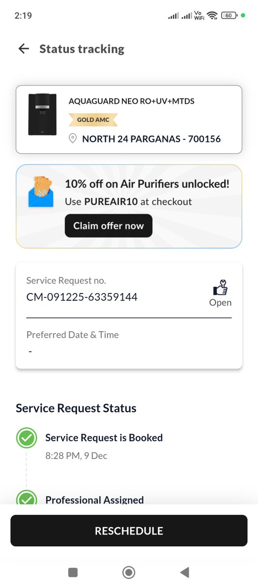 kankanadas121's tweet photo. @EurekaForbes can we get a little better service? Or need to knock @jagograhakjago for your service? After paying such a hefty AMC, service visits are never being made
@cpdncaa @ConsumerReports https://t.co/htoSeuKeiF