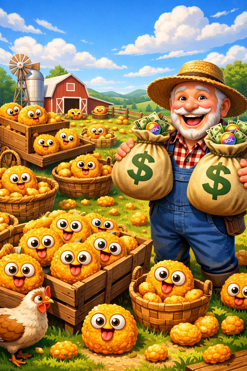 KeyDevSolana's tweet image. Planted 0.01 SOL…
Harvested generational wealth. 🌾🐔💰
$nugget szn SOON 🤩