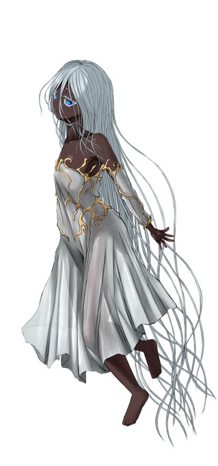 貧乳そのものをあんま描かないけれども、貧乳超ロングヘアもあったような……これこれ 