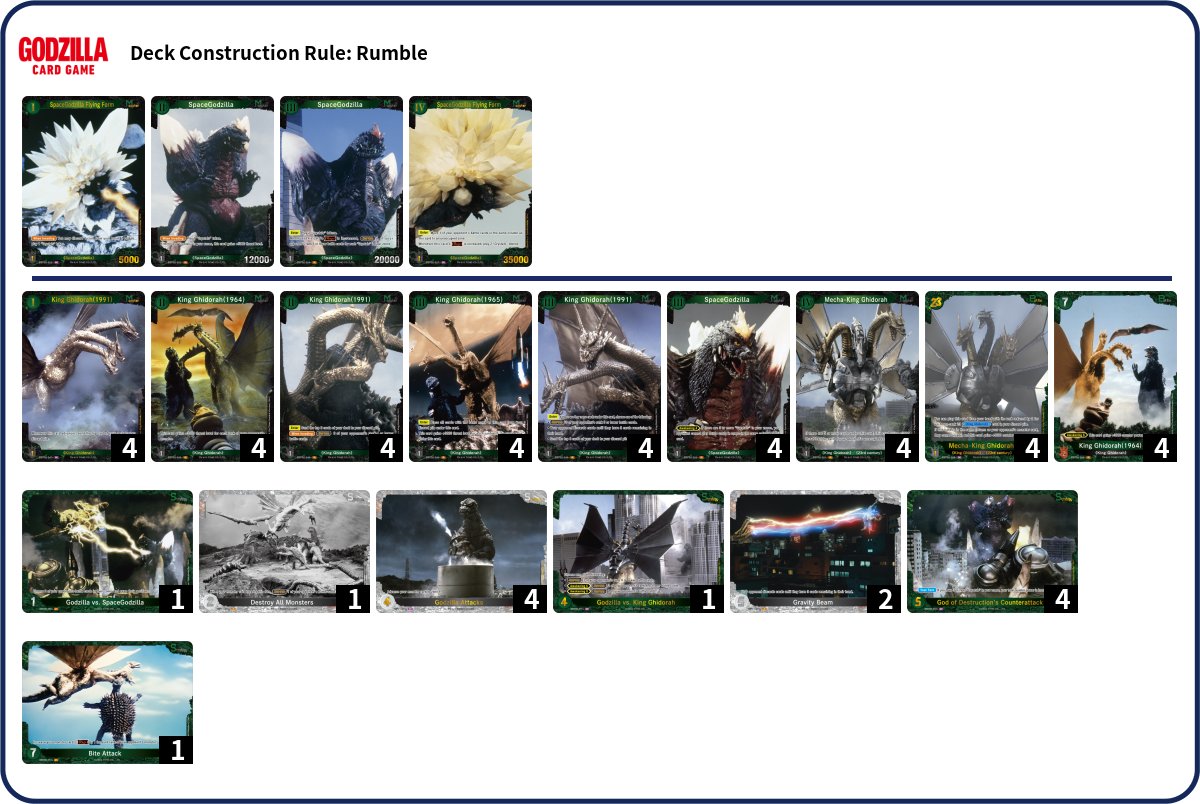 Today's event's Green deck used by Ian! 本日のイベント、Ianの使っ