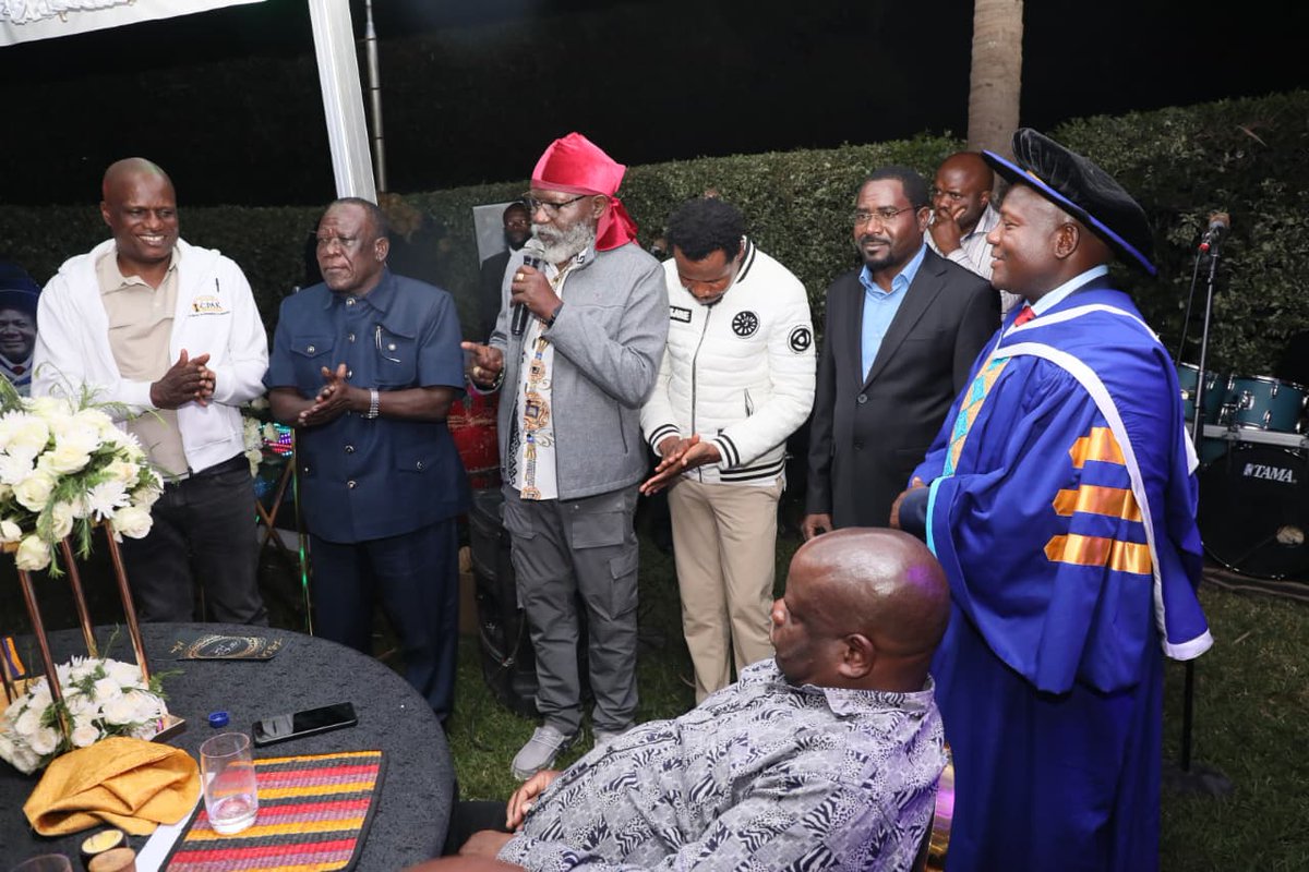 RootsPartyKe's tweet photo. Yesterday, I joined family and friends of Kakamega County Governor Fernandes Barasa after he was conferred a Doctor of Philosophy in Public Policy and Management by Kenyatta University... https://t.co/7tAa9TLCac