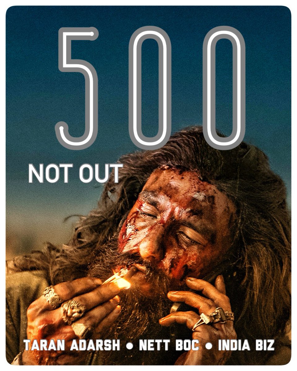 taran_adarsh's tweet photo. 500 NOT OUT... 'DHURANDHAR' MARCHES TOWARDS ₹ 600 CR... #Dhurandhar makes a majestic entry into the ₹ 500 cr club on Day 15 [third Friday]... And that's not all – the film has set yet another ALL-TIME RECORD on its *third Friday*... Read on...

An unstoppable force, #Dhurandhar continues to remain the top choice for moviegoers, despite the arrival of the mighty #Avatar.

The *third Friday* business of #Dhurandhar is phenomenal, underlining the film's extraordinary hold at the boxoffice... Here's a look at the biggest *third Friday* scorers:
⭐️ #Dhurandhar: ₹ 23.70 cr
⭐️ #Chhaava: ₹ 13.30 cr
⭐️ #Pushpa2 #Hindi: ₹ 12.50 cr
⭐️ #Baahubali2 #Hindi: ₹ 10.05 cr

The *third Friday* numbers have set a NEW BENCHMARK… All eyes are now on Saturday and Sunday, which are expected to push the film closer to the ₹ 600 cr mark.

⭐️ #Dhurandhar [Week 3] Fri 23.70 cr. Total: ₹ 503.20 cr.
#India biz | Official Nett BOC | #Boxoffice