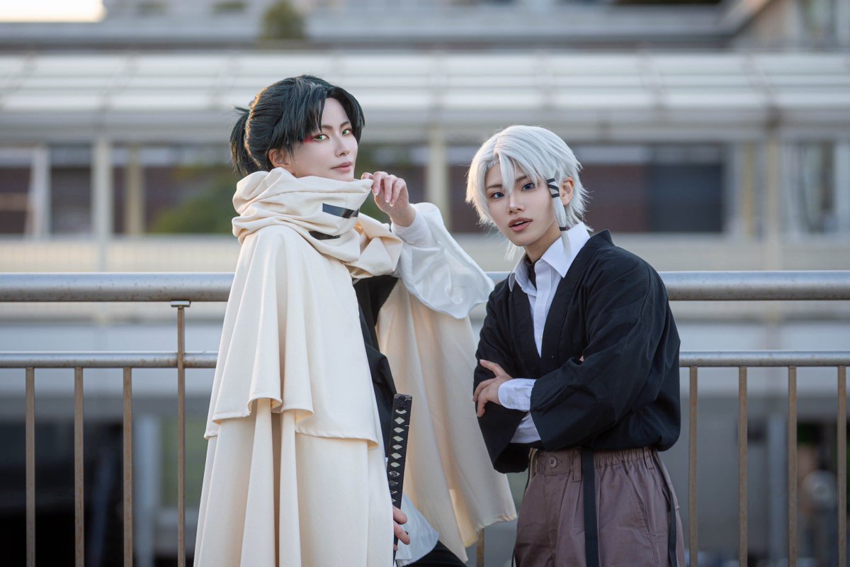 chika_c59's tweet photo. cos / カグラバチ

　漆羽洋児　漣伯理

📷 メテオさん
 #KPF2025 https://t.co/nncd2UejbT