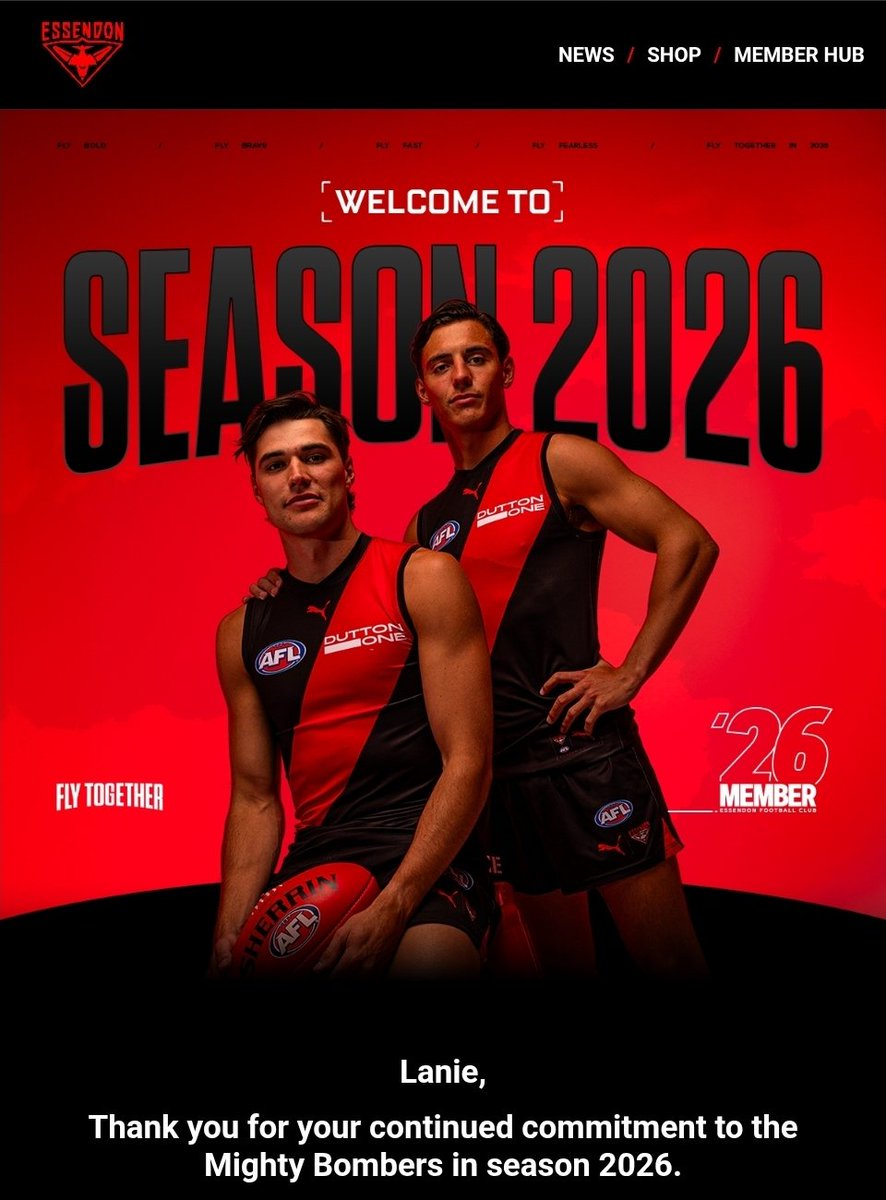 WE LOVE ESSENDON tweet media