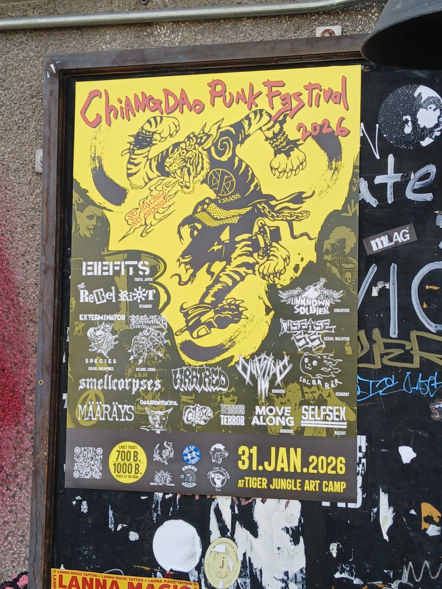 Chang Moi Kao通りのBrewginning Coffeeに、チェンダオPUNK