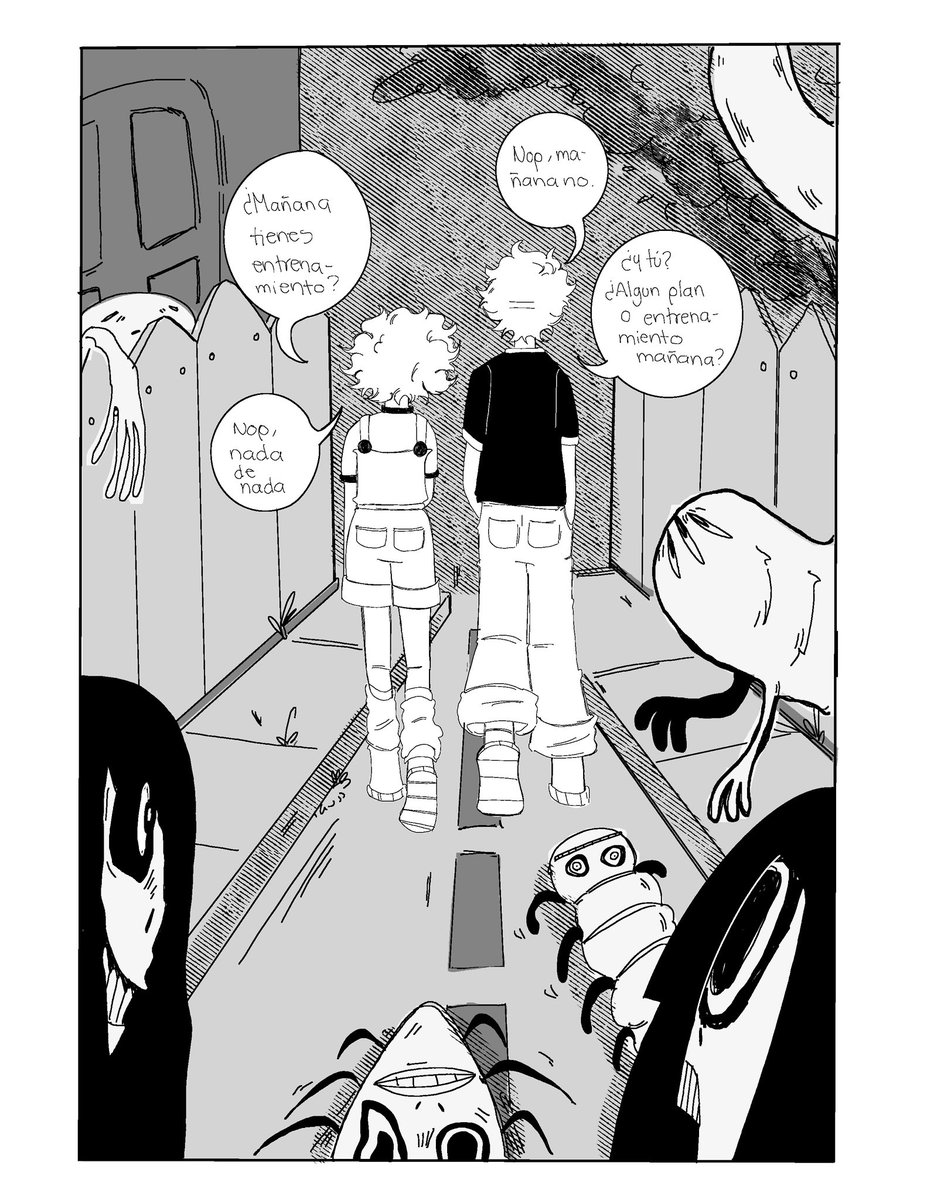 GoatStardust's tweet photo. I i i yeah i did a comic about Kaku and Eira, here is some art https://t.co/DY2MfOWHTW