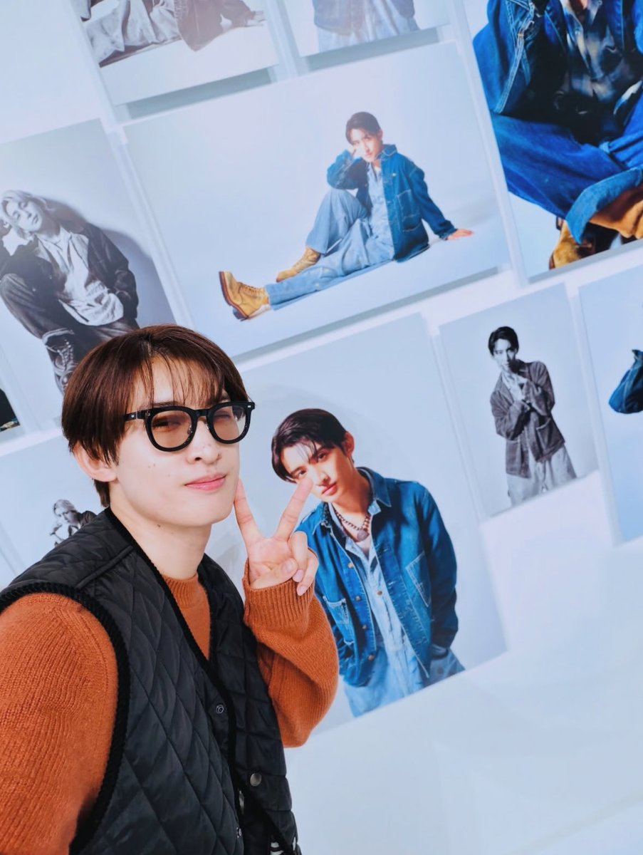 man 向井康二　プリクラ こーじくんver.のプリクラで撮影したこーじくん🧡🧡 #こじぐらむ #向井