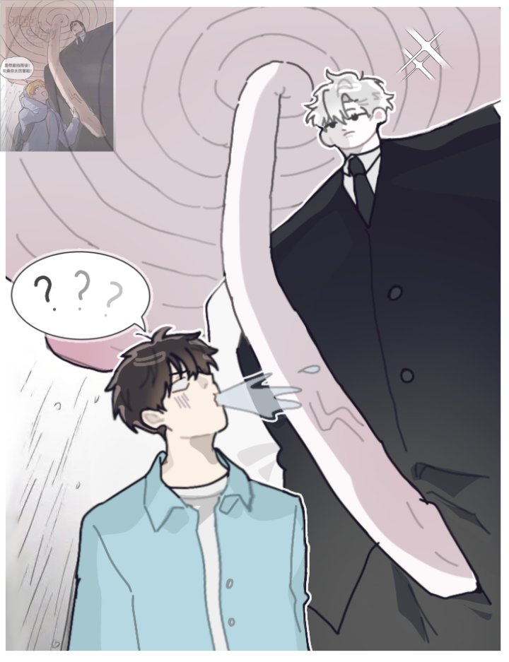 Hachisa00's tweet image. This artwork exists because I was paid in fries...