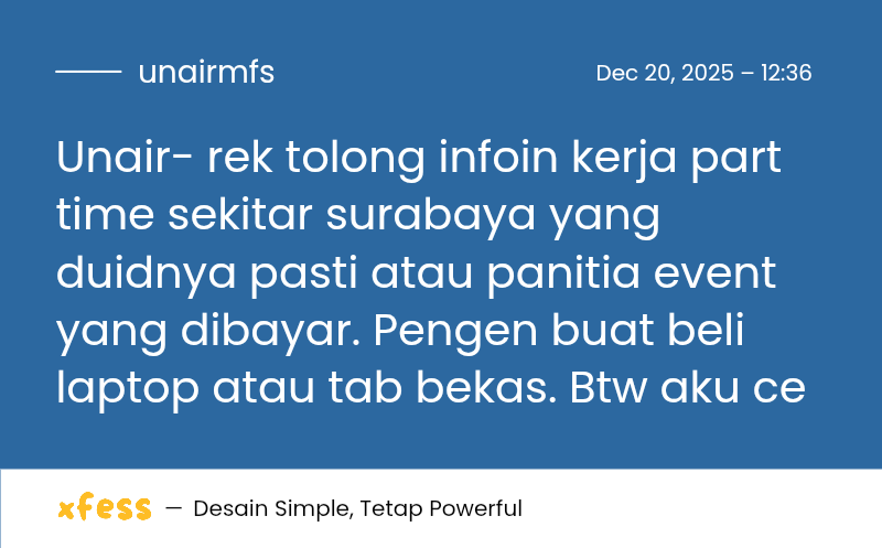 UNAIR MENFESS (SEMUA BISA KIRIM MENFESS!) tweet media