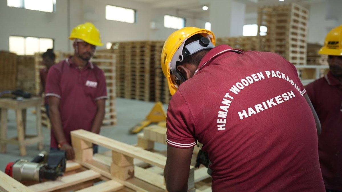 In industrial logistics, the strength you don’t see matters the most.

Wooden pallets form the base of every shipment — supporting weight, ensuring stability, and enabling smooth handling across warehouses and export routes.
hemantwoodenpackaging.com/wooden-pallet/