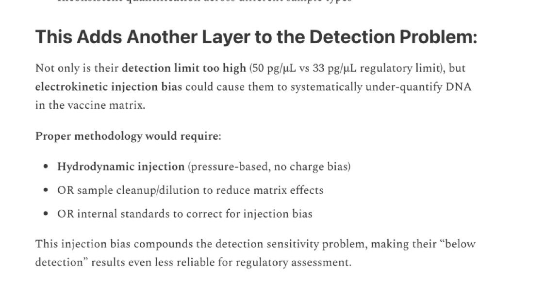 Une autre gaffe d'Achs et al. mise au jour.
Ces gens-là ne comprennent même pas l'électrophorèse capillaire.

Il devient de plus en plus évident qu'il ne s'agit pas d'erreurs honnêtes, mais de manœuvres délibérées visant à tromper, orchestrées par des personnes employées dans un