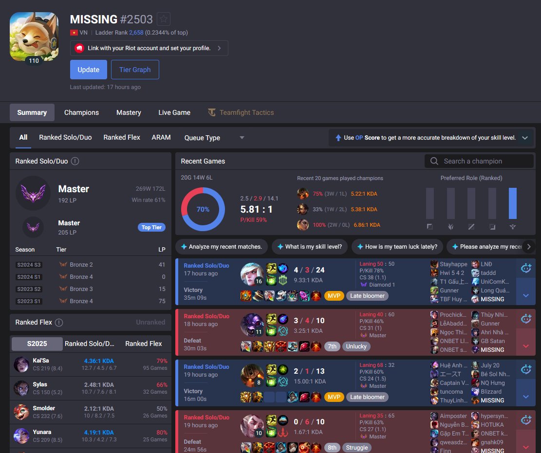 this guy clearly bought the account, ticketed player support, the system is a joke in my region <a href="/drewlevin/">Drew Levin</a>