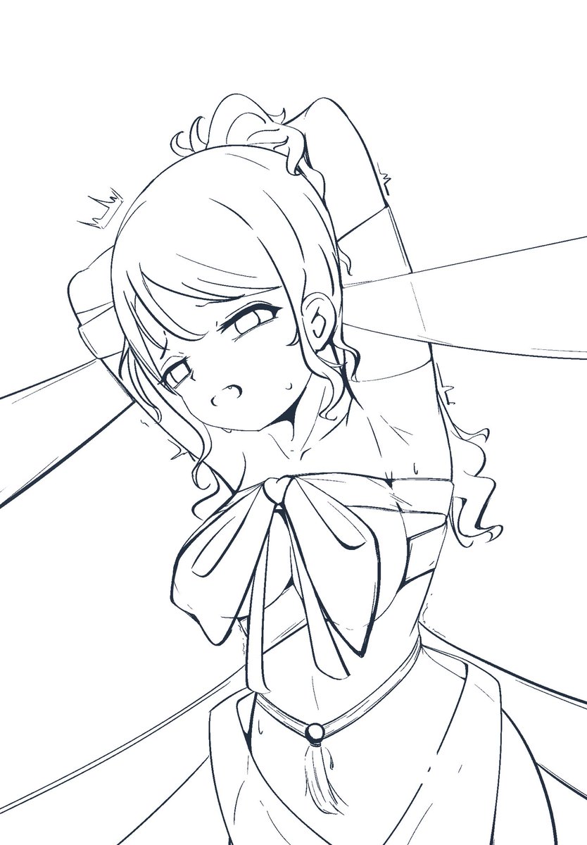 #活俠傳 #郁竹 
線稿