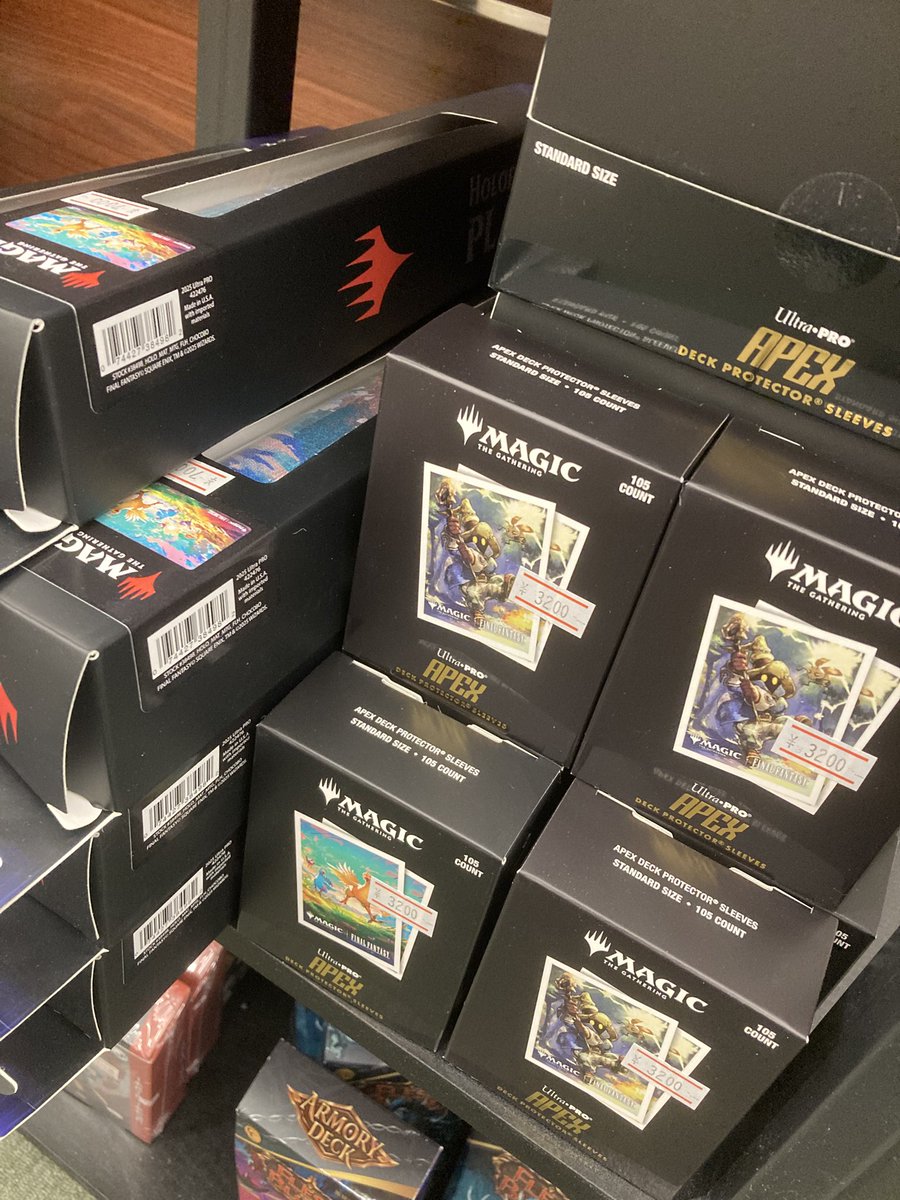 MTG✖︎FFサプライ入荷！ ウルトラプロ 最高峰APEXスリーブなど 新作が